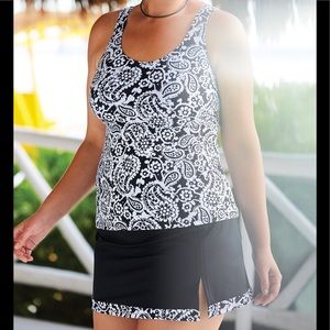 Swimsuits For All NWT 2-Pc. Skirtini Swim Set, 16